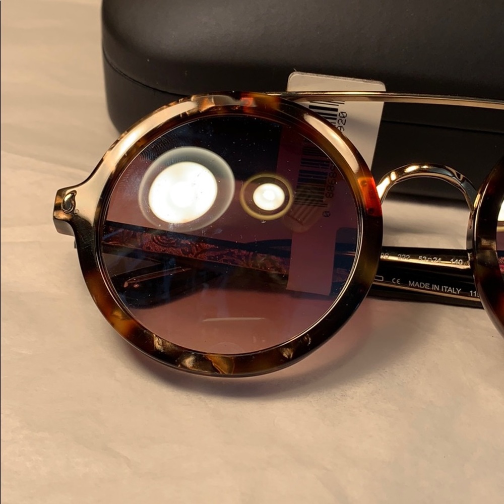 NWT Etro round sunnies w/Nautica hardcase stylish - Picture 3 of 15